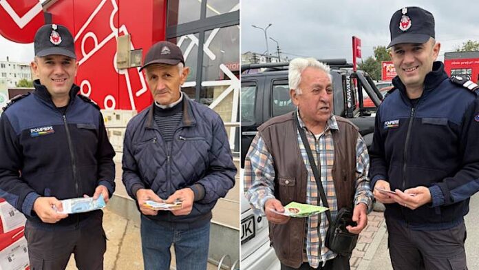 Pompierii din Aleșd, alături de persoanele vârstnice Pompierii din Aleșd, alături de persoanele vârstnice