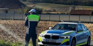 Șofer prins băut și cu viteză excesivă la Gheghie. Polițiștii bihoreni au scos din trafic 46 de conducători auto, în urma raziilor de weekend Radar poliție BMW