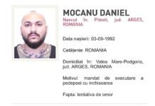 Dani Mocanu, dat în urmărire națională după condamnarea definitivă pentru tentativă de omor