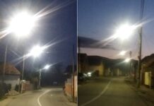 Vadu Crișului: S-a finalizat prima etapă privind modernizarea iluminatului public