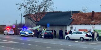 Accident pe centura Aleșd: Două autoturisme implicate, fără victime autoturisme implicate accident centura Aleșd