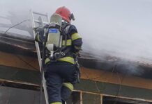 Incendiu coș de fum