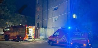 Incendiu la un bloc din Aleșd: pompierii au ventilat casa scărilor inundată de fum (video) Incendiu bloc