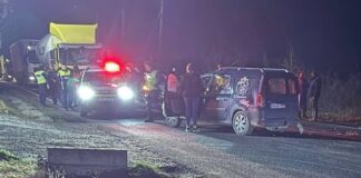 Accident la ieșirea din Tinăud spre Groși. Două autovehicule implicate Accident la ieșirea din Tinăud spre Groși