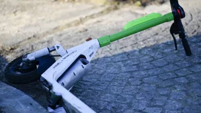 Accident cu trotinetă electrică