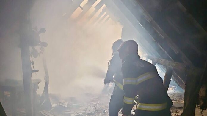 Incendiu locuință Chiribiș Incendiu locuință Chiribiș