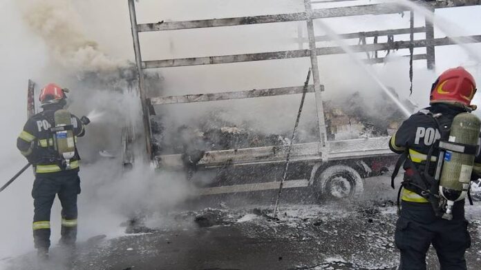 Incendiu autoutilitară