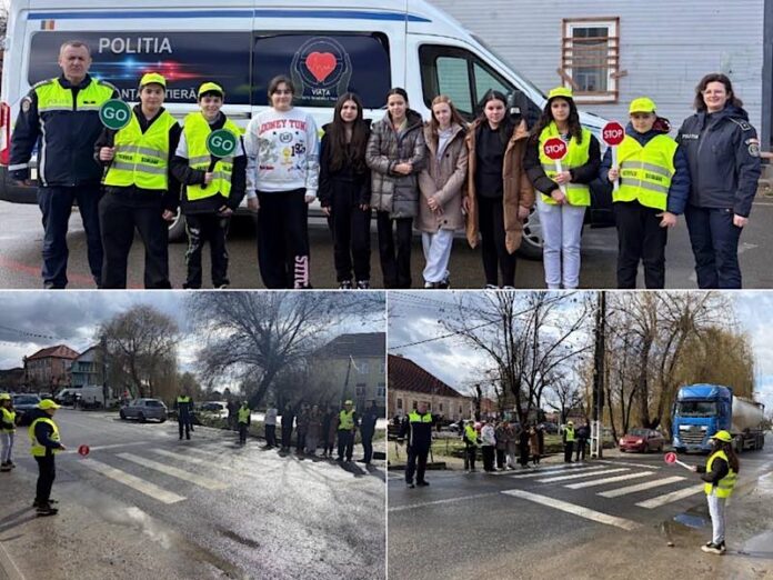 Polițiștii bihoreni, alături de elevi la Școala Gimnazială Nr.1 Tileagd