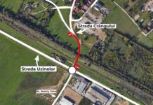 Se închide circulația rutieră la pasajul feroviar de pe strada Crângului