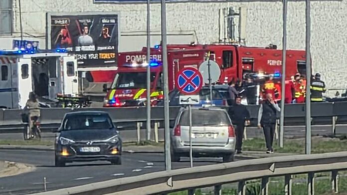 Mașini implicate Accident Centura Oradea