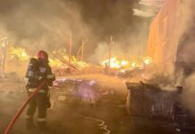 Pompieri din Aleșd au intervenit la un incendiu violent izbucnit într-o gospodărie din Bucea (video) incendiu violent Bucea