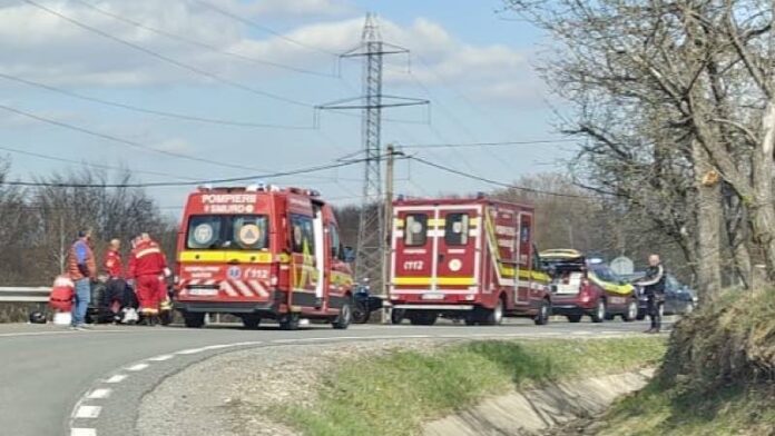 Accident motocicletă Sinteu