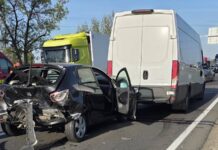 vehicule implicate accident Aleșd