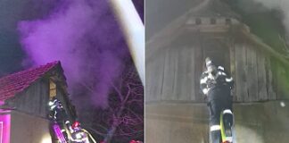Incendiu în miez de noapte, în Păulești Incediu Păulești