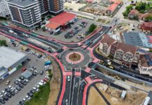 Trafic deschis parțial peste Pasajul Oneștilor din Oradea. Stadiul lucrărilor: 90%