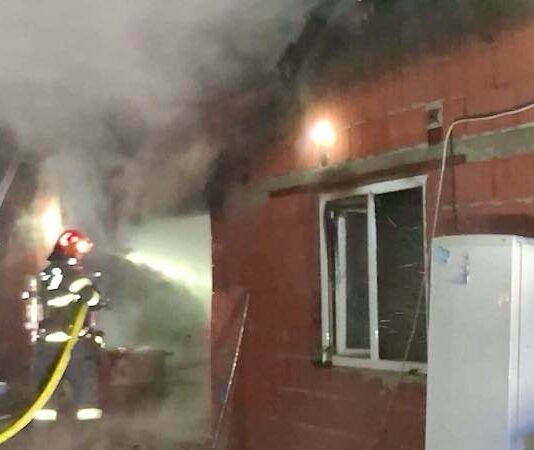 Incendiu în miez de noapte în Cuieșd