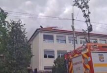 Incendiu într-o școală din Bihor