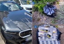 Bărbat amendat cu 20.000 de lei și lăsat fără mașină după ce a transportat țigări nemarcate