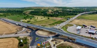 Pasajul de pe DN 19, la ieșirea din Oradea spre Marghita, a ajuns la un stadiu de 85%