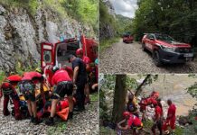 Turist salvat din abruptul Pereții Gri