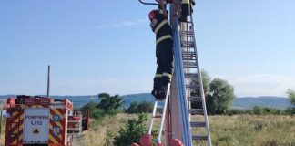 Intervenție pompieri Tinăud