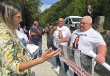 Protest la Leșu pentru pădurile din Bulz
