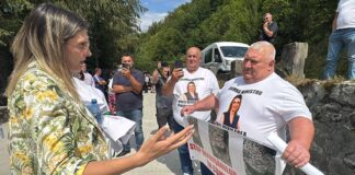 Protest la Leșu pentru pădurile din Bulz