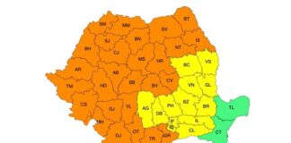 Cod portocaliu de caniculă în Bihor. Temperaturile ajung la 39 de grade