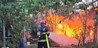 O familie din Peștiș are nevoie de ajutor după ce un incendiu i-a distrus locuința Casa în flăcări Peștiș