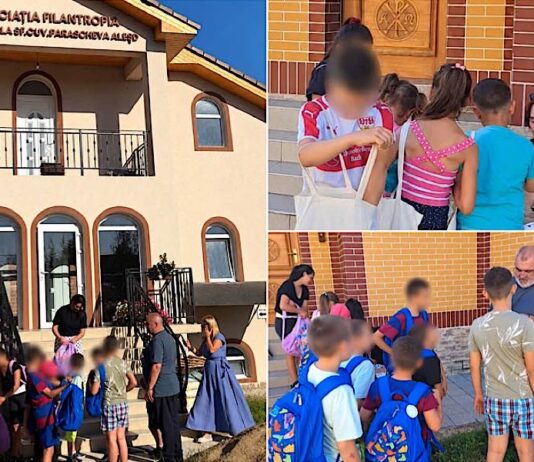 Ghiozdane și rechizite pentru copiii din Aleșd, la început de an școlar