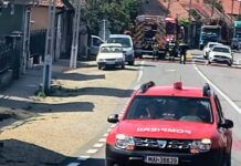 Incendiu puternic la Urvind: un hectar de vegetație și acoperișul unei anexe au ars