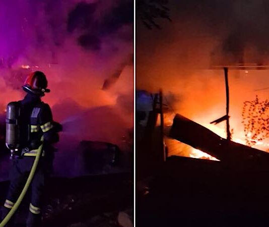Incendiu la o casă din Valea Mare de Criș. Locuința a fost mistuită de flăcări