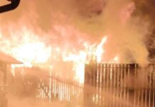 Incendiu violent la o gospodărie, provocat de o afumătoare improvizată