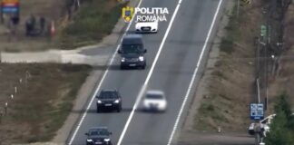 Șoferi lăsați fără permis pe DN1, între Aleșd și Tileagd. Depășiri ilegale filmate cu drona și viteze de peste 130 km/h