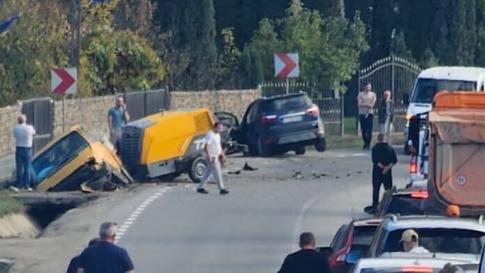 Accident pe DN1, la Poieni Accident pe DN1, la Poieni
